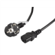 Lanberg | CEE 7/7 to IEC 320 C13 Power Cord | CA-C13C-11CC-0030-BK