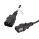 Lanberg | IEC 320 C13 to C14 Cable | CA-C13E-10CC-0018-BK