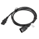 Lanberg | IEC 320 C13 to C14 Cable | CA-C13E-11CC-0018-BK