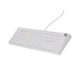 Genesis Thor 404 | Mechanical Gaming Keyboard | Wired | US | White | USB | Gateron Yellow Pro