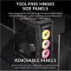 Corsair PC Case | iCUE LINK 5000T LX RGB | Black | Mid-Tower | Power supply included No
