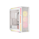 Corsair PC Case | iCUE LINK 5000T LX RGB | White | Mid-Tower | Power supply included No