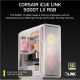 Corsair PC Case | iCUE LINK 5000T LX RGB | White | Mid-Tower | Power supply included No