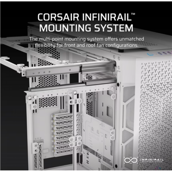 Corsair PC Case | 9000D RGB AIRFLOW Super | White | Full-Tower | Power supply included No