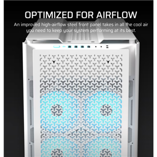 Corsair PC Case | 9000D RGB AIRFLOW Super | White | Full-Tower | Power supply included No