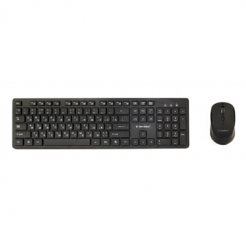 Gembird KBS-WCH-04-RU | Keyboard and Mouse Set | Wireless | Russian | Black