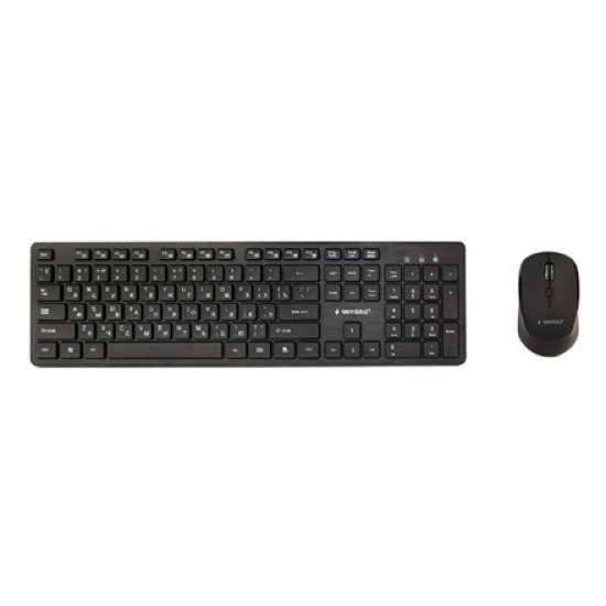 Gembird KBS-WCH-04-RU | Keyboard and Mouse Set | Wireless | Russian | Black
