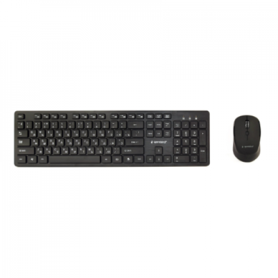 Gembird KBS-WCH-04-RU | Keyboard and Mouse Set | Wireless | Russian | Black