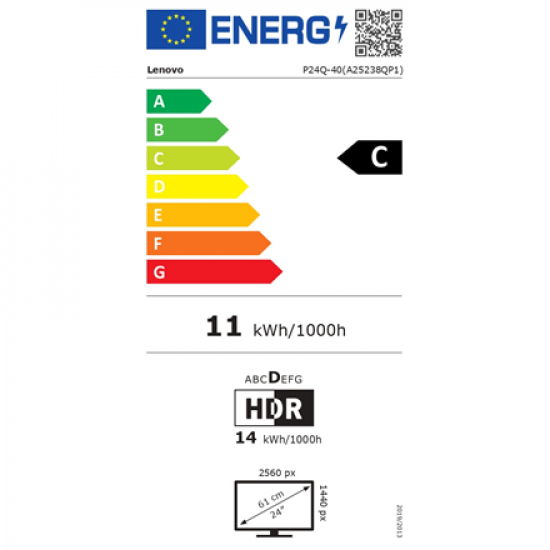 Lenovo | ThinkVision P24q-40 | 23.8 