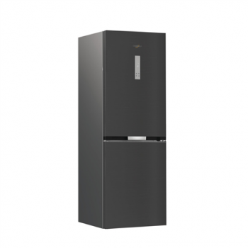 Whirlpool Refrigerator | WHK 26362 XBR4E | Energy efficiency class E | Free standing | Combi | Height 186.5 cm | No Frost system | Fridge net capacity 201 L | Freezer net capacity 106 L | Display | 37 dB | Black