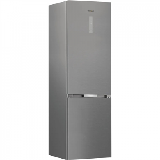 Whirlpool Refrigerator | WHK 26402 XP4E | Energy efficiency class E | Free standing | Combi | Height 203.5 cm | No Frost system | Fridge net capacity 249 L | Freezer net capacity 106 L | Display | 37 dB | Silver