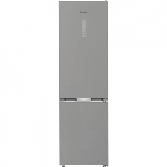 Whirlpool Refrigerator | WHK 26402 XP4E | Energy efficiency class E | Free standing | Combi | Height 203.5 cm | No Frost system | Fridge net capacity 249 L | Freezer net capacity 106 L | Display | 37 dB | Silver