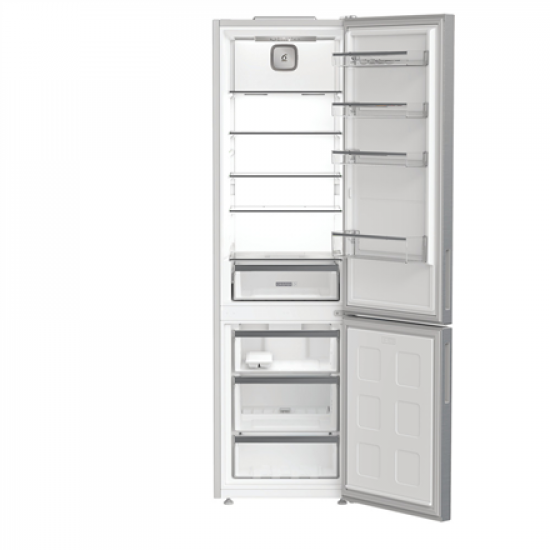 Whirlpool Refrigerator | WHK 25404 XP5E | Energy efficiency class D | Free standing | Combi | Height 203.5 cm | No Frost system | Fridge net capacity 249 L | Freezer net capacity 106 L | 35 dB | Silver