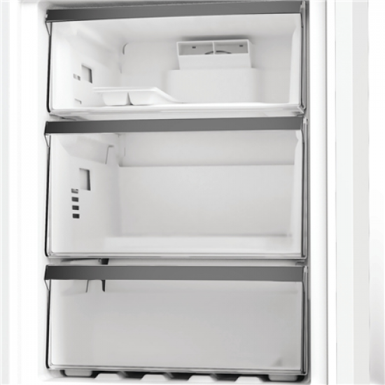 Whirlpool Refrigerator | WHK 26364 XP7E | Energy efficiency class B | Free standing | Combi | Height 186.5 cm | No Frost system | Fridge net capacity 210 L | Freezer net capacity 106 L | 35 dB | Pearl Inox