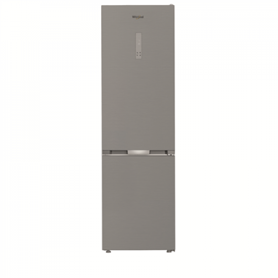 Whirlpool Refrigerator | WHK 26403 XP6E | Energy efficiency class C | Free standing | Combi | Height 203.5 cm | No Frost system | Fridge net capacity 249 L | Freezer net capacity 106 L | 35 dB | Pearl Inox