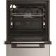 Whirlpool Cooker | W5G8LMSWTX | Hob type Gas | Oven type Electric | Stainless steel | Width 50 cm | Depth 60 cm | 60 L