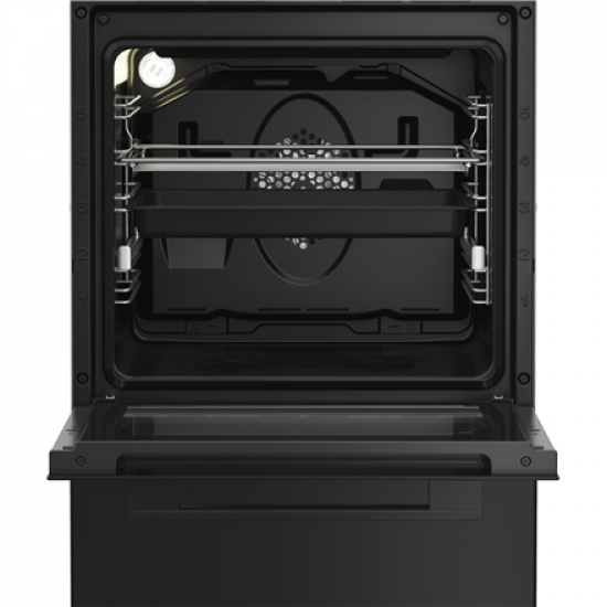 Whirlpool Cooker | W5G8LMSWTB | Hob type Gas | Oven type Electric | Black | Width 50 cm | Depth 60 cm | 60 L