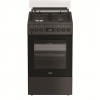 Whirlpool Cooker | W5G8LMSWTA | Hob type Gas | Oven type Electric | Anthracite | Width 50 cm | Depth 60 cm | 60 L