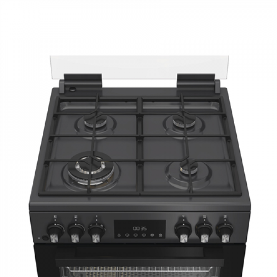 Whirlpool Cooker | W6G8LSSAWTA | Hob type Gas | Oven type Electric | Anthracite | Width 60 cm | Depth 60 cm | 72 L