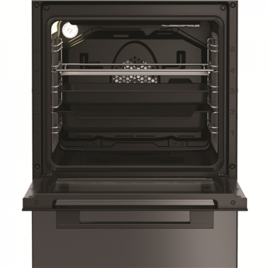Whirlpool Cooker | W5V8LCSA | Hob type Vitroceramic | Oven type Electric | Anthracite | Width 50 cm | Depth 60 cm | 60 L