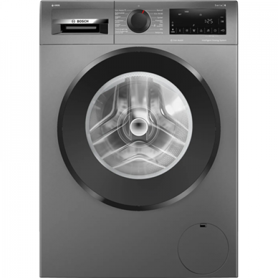 Bosch Washing Machine | WGG244RFSN | Energy efficiency class A | Front loading | Washing capacity 9 kg | 1400 RPM | Depth 59 cm | Width 59.8 cm | Display | LED | Grey