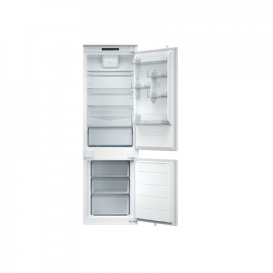 Candy Refrigerator | ECNBQL3518EV | Energy efficiency class E | Built-in | Combi | Height 177.3 cm | Fridge net capacity 194 L | Freezer net capacity 74 L | 35 dB | White