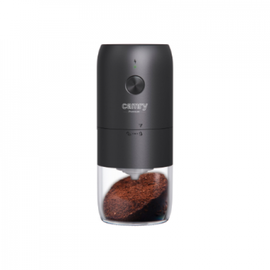 Camry Cordless USB Electric Coffee Grinder | CR 4302 | 25 W | Coffee beans capacity 25-30 g | Black