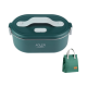Adler | Electric lunch box with thermal bag | AD 4522 | 0.8 L | Plastic/Stainless steel | Green | Lid included