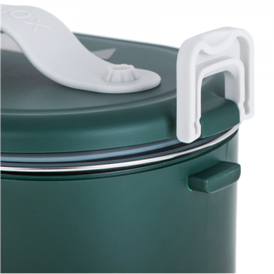 Adler | Electric lunch box with thermal bag | AD 4522 | 0.8 L | Plastic/Stainless steel | Green | Lid included