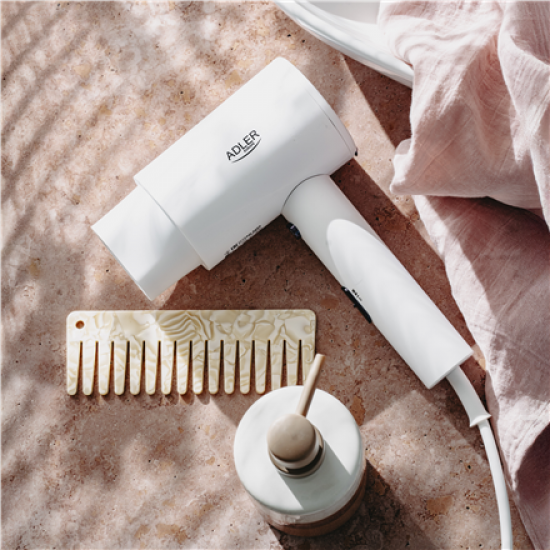 Adler Wall-Mount Hair Dryer | AD 2285 | 2000 W | Number of temperature settings 3 | White