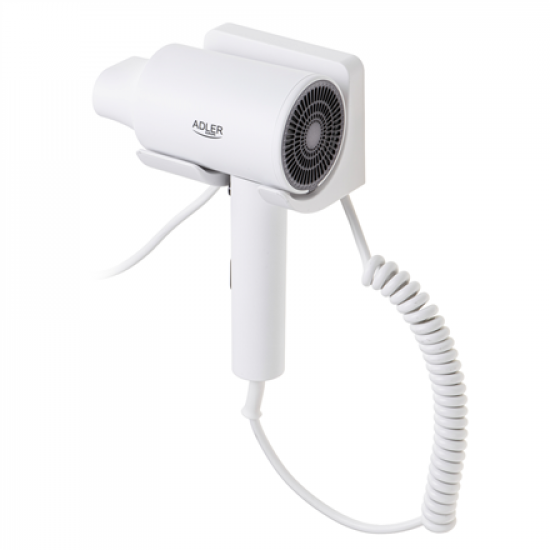Adler Wall-Mount Hair Dryer | AD 2285 | 2000 W | Number of temperature settings 3 | White