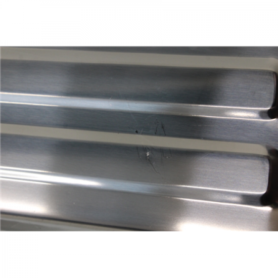 SALE OUT. Sink TREDI, top-mounted, stainless steel, with siphon set, right, 80 x 60 cm | Sourcing DENTED, SCRATCHED, MISSING SEAL RUBBER