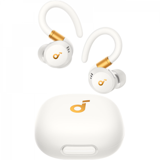 Anker Soundcore | Earbuds with Hook | Sport X20 | Bluetooth | ANC | White/Gold
