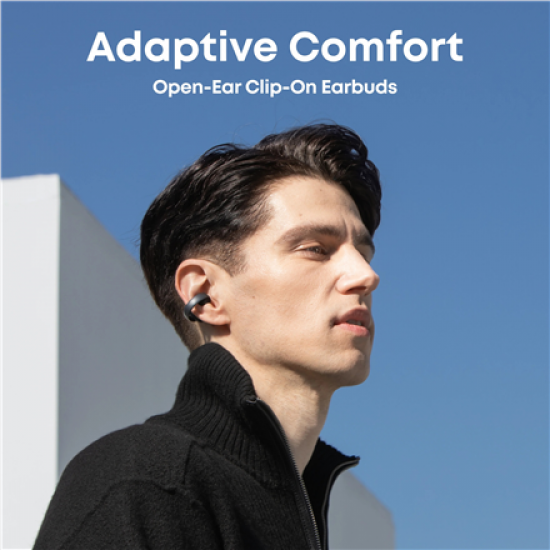 Anker Soundcore | Open-Ear Clip-On Earbuds with Adaptive Comfort | AeroClip