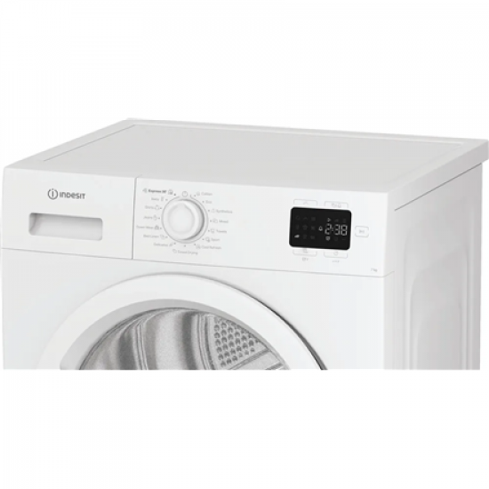INDESIT Dryer Machine | C YSD 72D WW EE | Energy efficiency class E | Front loading | 7 kg | Heat pump | Digital | Depth 54.5 cm | White