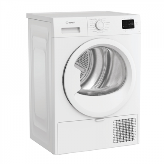 INDESIT Dryer Machine | C YSD 83D WW EE | Energy efficiency class D | Front loading | 8 kg | Heat pump | LED | Depth 54.5 cm | White