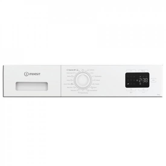 INDESIT Dryer Machine | C YSD 83D WW EE | Energy efficiency class D | Front loading | 8 kg | Heat pump | LED | Depth 54.5 cm | White