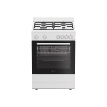 INDESIT Cooker | I6G5KCW | Hob type Gas | Oven type Electric | White | Width 60 cm | Grilling | Depth 60 cm | 72 L