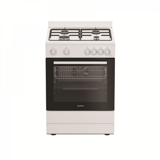 INDESIT Cooker | I6G5KCW | Hob type Gas | Oven type Electric | White | Width 60 cm | Grilling | Depth 60 cm | 72 L