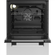 INDESIT Cooker | I5V8PMW | Hob type Ceramic | Oven type Electric | White | Width 50 cm | Depth 60 cm | 55 L
