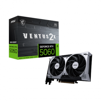 MSI GeForce RTX 5060 8G VENTUS 2X OC | NVIDIA | 8 GB | GeForce RTX 5060 | GDDR7 | HDMI ports quantity 1 | PCI Express Gen 5 x16