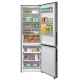 Midea Refrigerator | MDRB548MME46 | Energy efficiency class E | Free standing | Combi | Height 186 cm | No Frost system | Fridge net capacity 271 L | Freezer net capacity 130 L | 35 dB | Grey