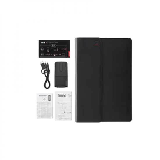 Lenovo ThinkPad X1 Mouse and X1 Leather Sleeve Kit | Sleeve | Black