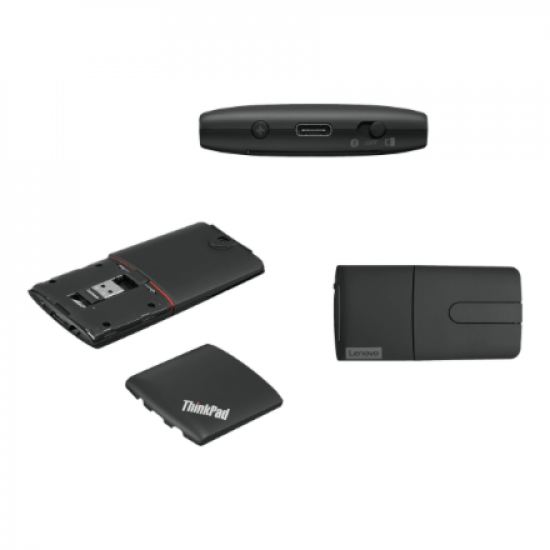 Lenovo ThinkPad X1 Mouse and X1 Leather Sleeve Kit | Sleeve | Black