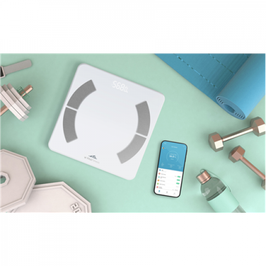 ETA Personal Scale | ETA277990000 Vital Fitness | Maximum weight (capacity) 180 kg | Accuracy 100 g | Body Mass Index (BMI) measuring | White
