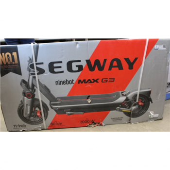 SALE OUT. Ninebot by Segway eKickScooter MAX G3 E | Segway | MAX G3 E | eKickScooter | 2000 W | Up to 25 km/h | 11 