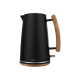 Cecotec Kettle | ThermoSense 400 | Electric | 3000 W | 1.7 L | Stainless steel/BPA | 360° rotational base | Black Woody