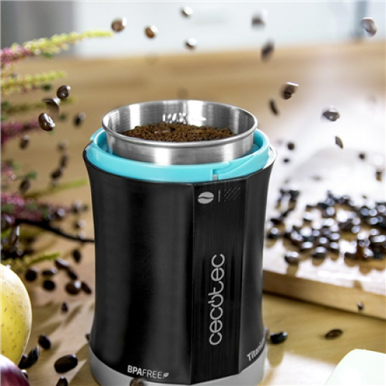 Cecotec Electric Coffee and Spices Grinder | TitanMill 200 | 200 W | Coffee beans capacity 50 g | Number of cups 10 pc(s)