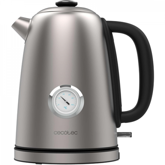 Cecotec Kettle | Thermosense 620 Vintage | Electric | 2200 W | 1.7 L | Stainless steel | 360° rotational base | Stainless steel