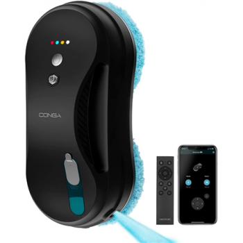 Cecotec Window Cleaning Robot | Conga Windroid 890 SprayWater Smart Connected T | Corded | Black